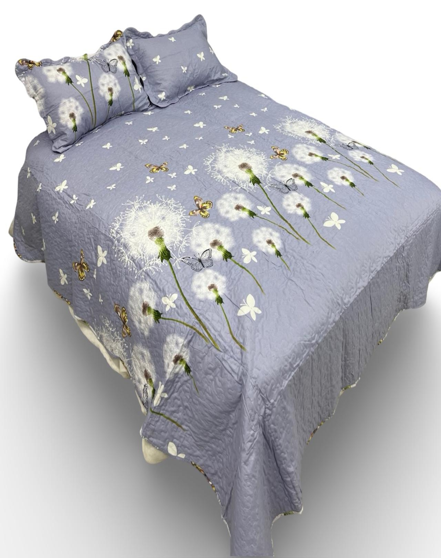 CUBRECAMA MULTICOLOR QUILT LUMINOSO 2 PLAZAS VERANO L2 - 3