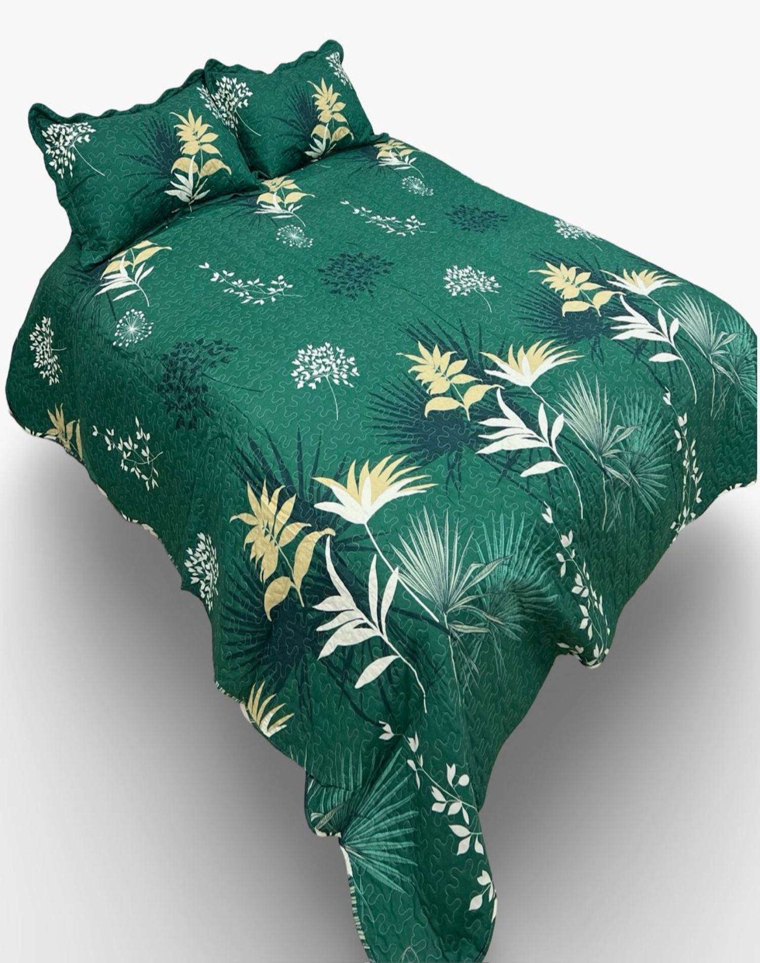 CUBRECAMA MULTICOLOR QUILT LUMINOSO 2 PLAZAS VERANO L4 - 3