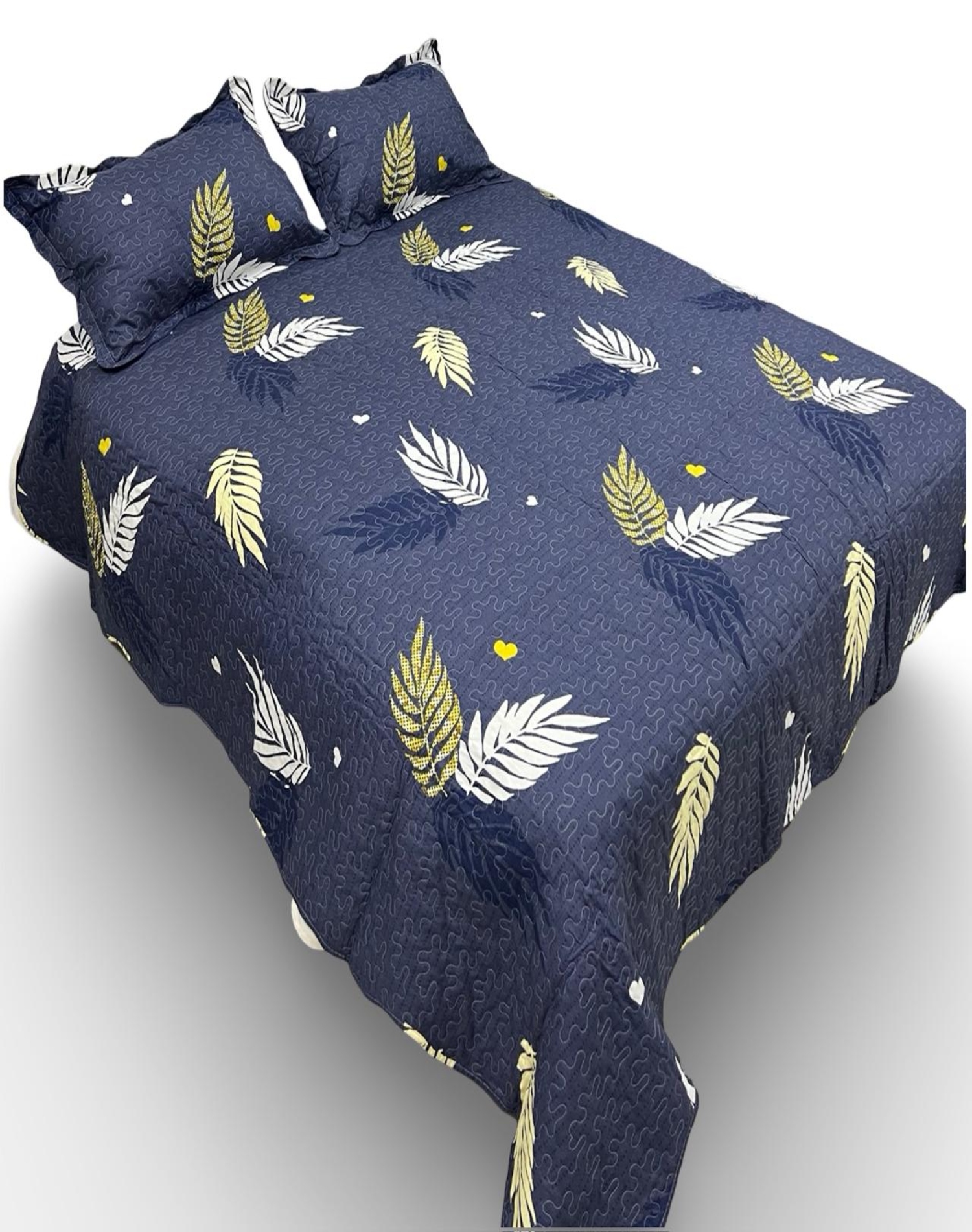 CUBRECAMA MULTICOLOR QUILT LUMINOSO 2 PLAZAS VERANO L8 - 3
