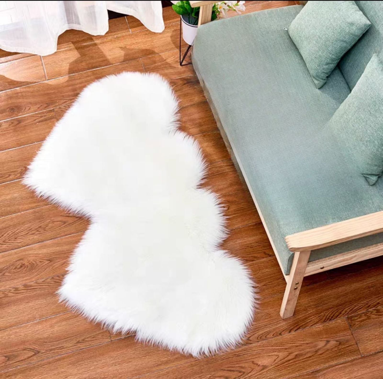 ALFOMBRA CORAZON PELO LARGO DISEÑO ROMANTICO C4 - 3