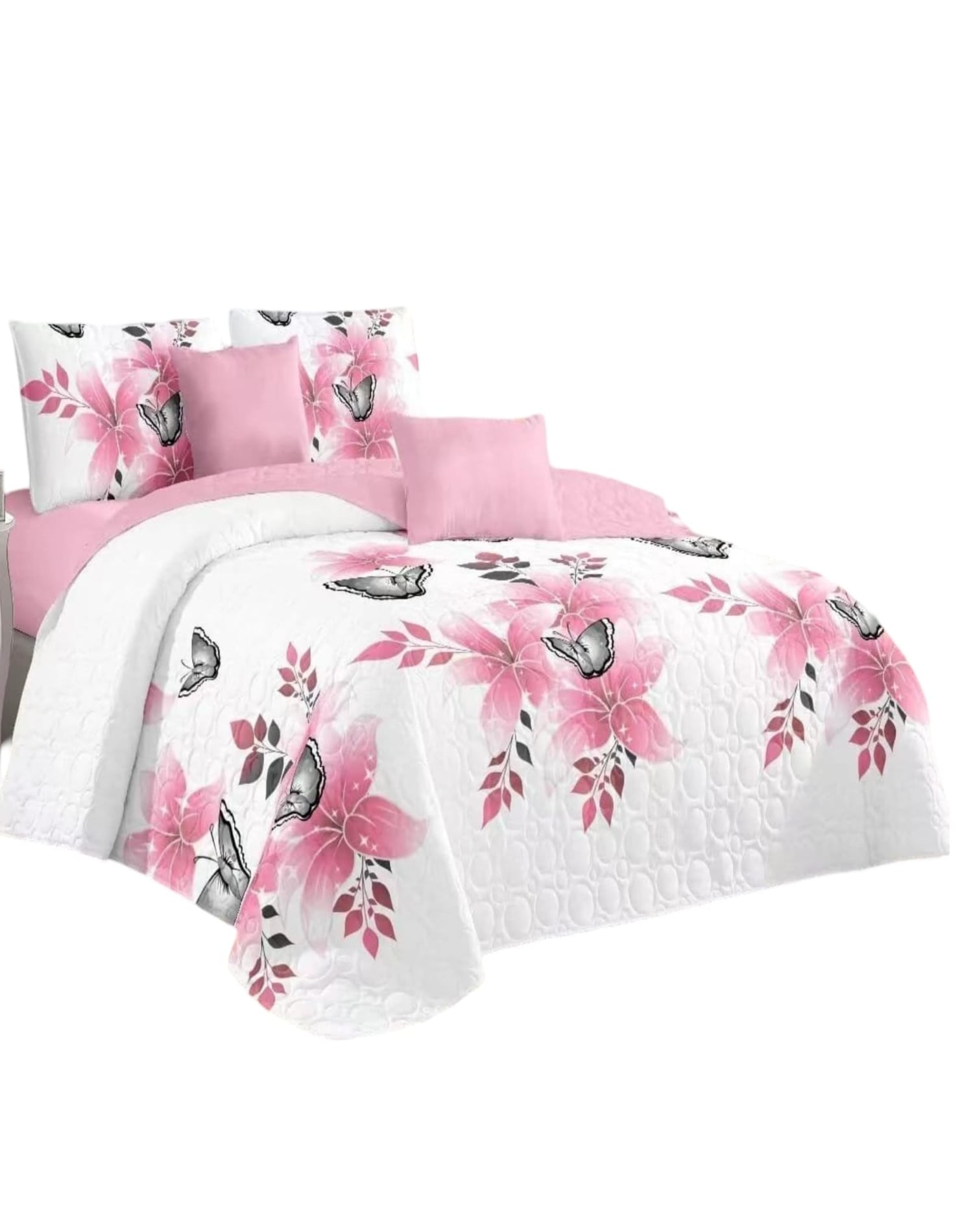 CUBRECAMA MULTICOLOR QUILT KING VERANO Y PRIMAVERA C2 - 1