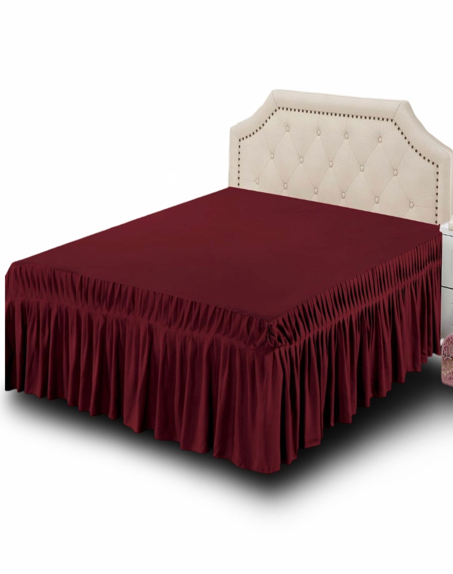 FALDÓN CAMA BURDEO 150X200 ELEGANTE Y RESISTENTE B2 - 2