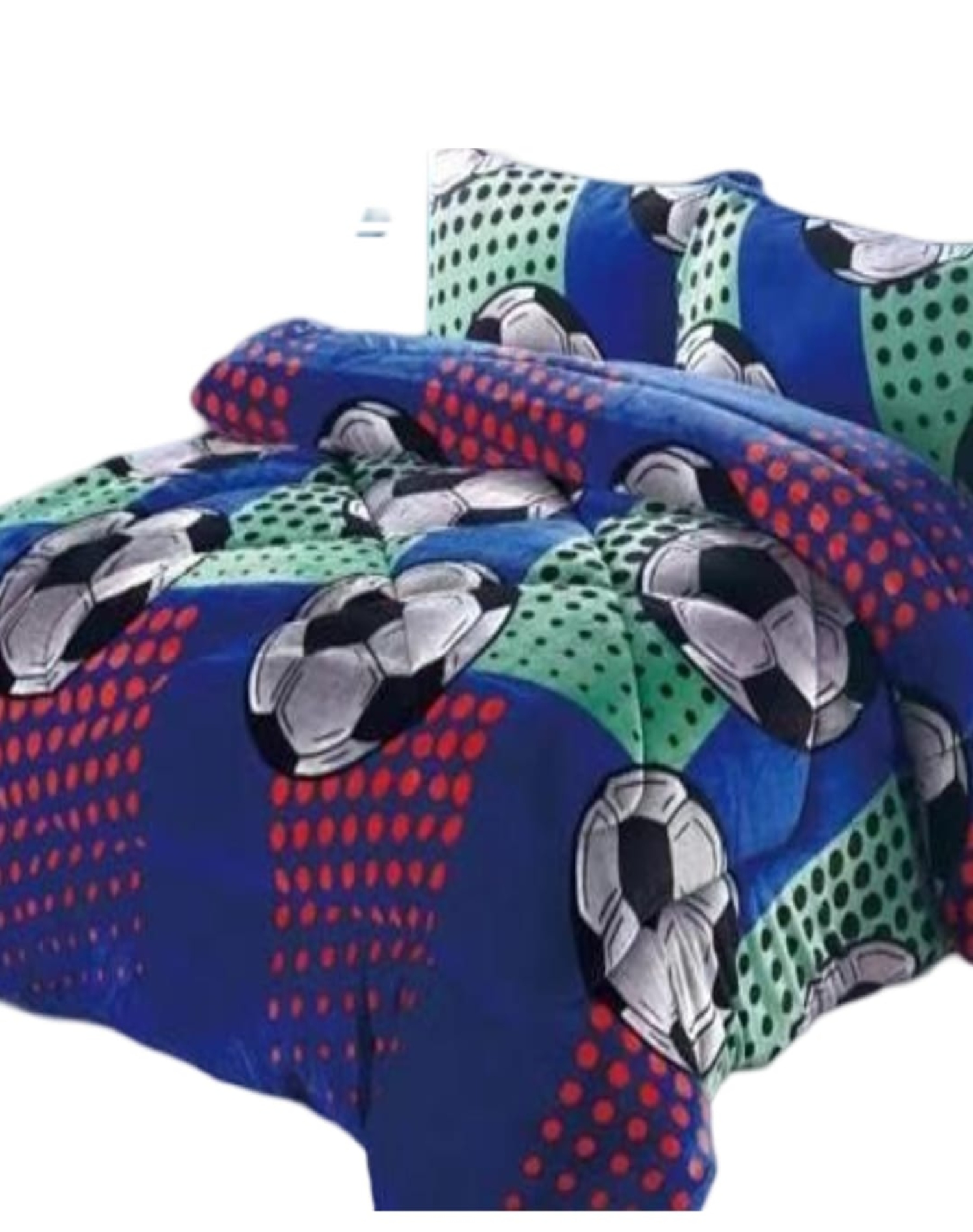 COBERTOR PLUSH MULTICOLOR INVIERNO CHIPORRO 180X230 SUAVE Y CÁLIDO B14 - 1