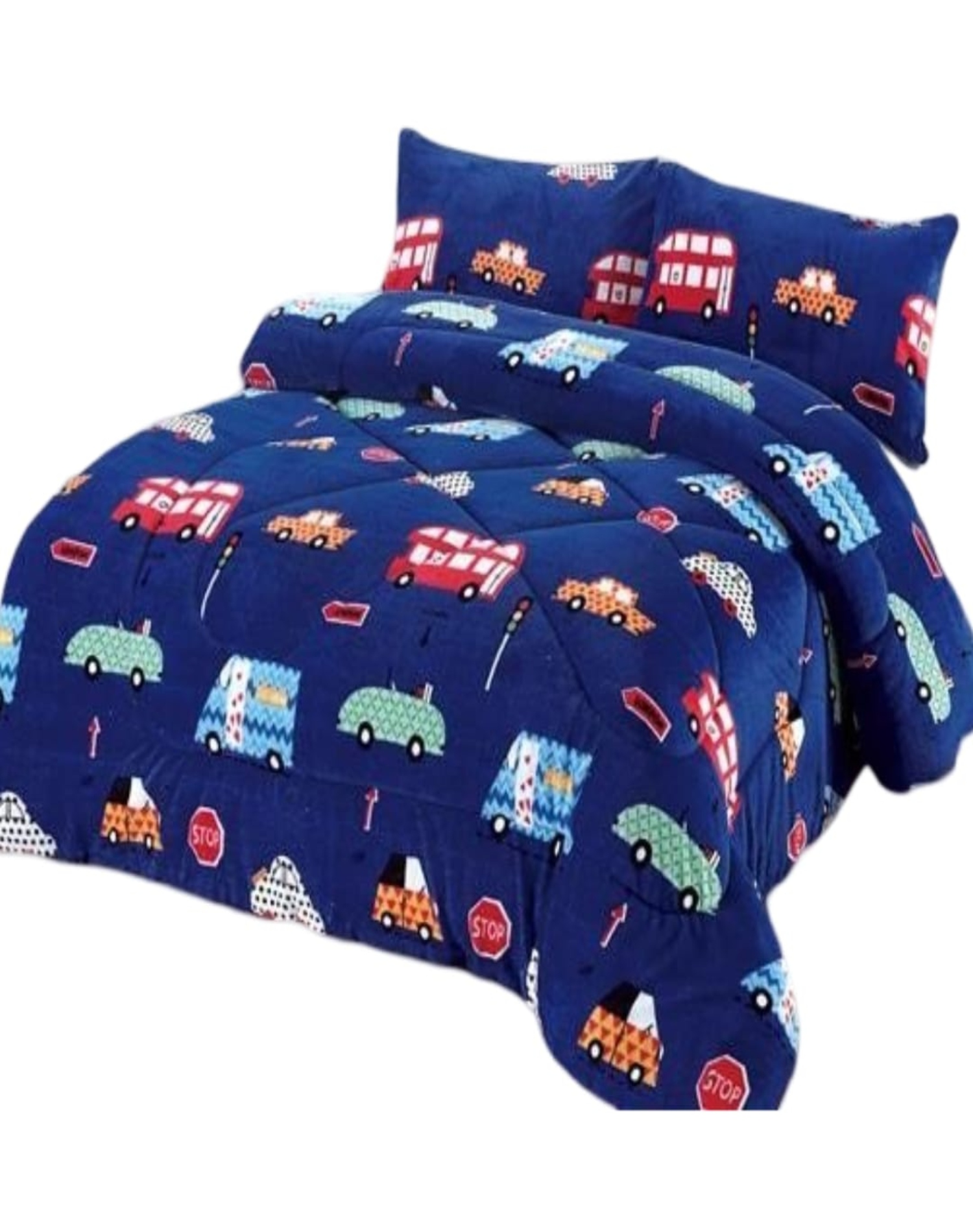 COBERTOR PLUSH MULTICOLOR INVIERNO CHIPORRO 180X230 SUAVE Y CÁLIDO B15 - 2