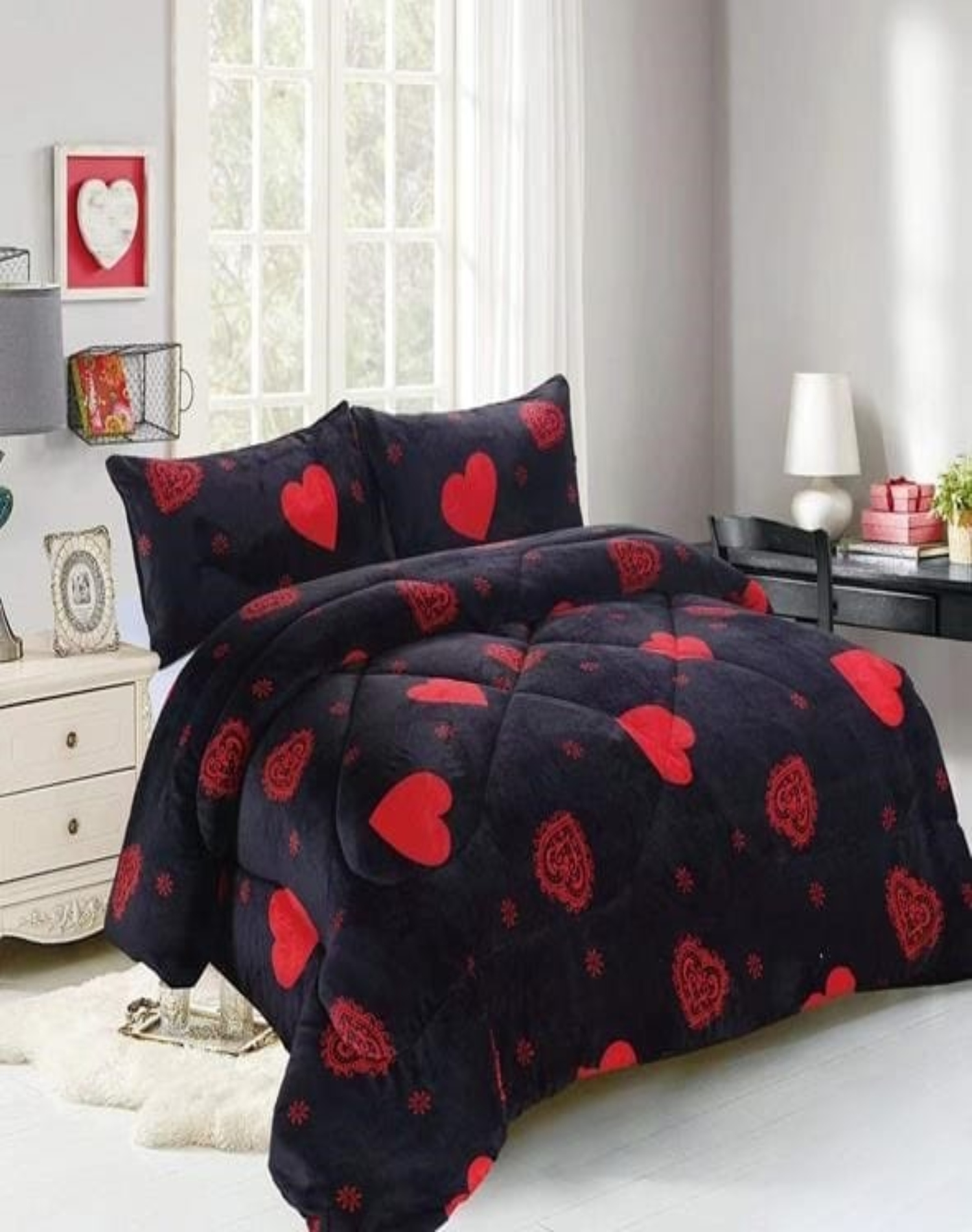 COBERTOR PLUSH MULTICOLOR INVIERNO 230X250 CHIPORRO ULTRA CÁLIDO A5 - 3