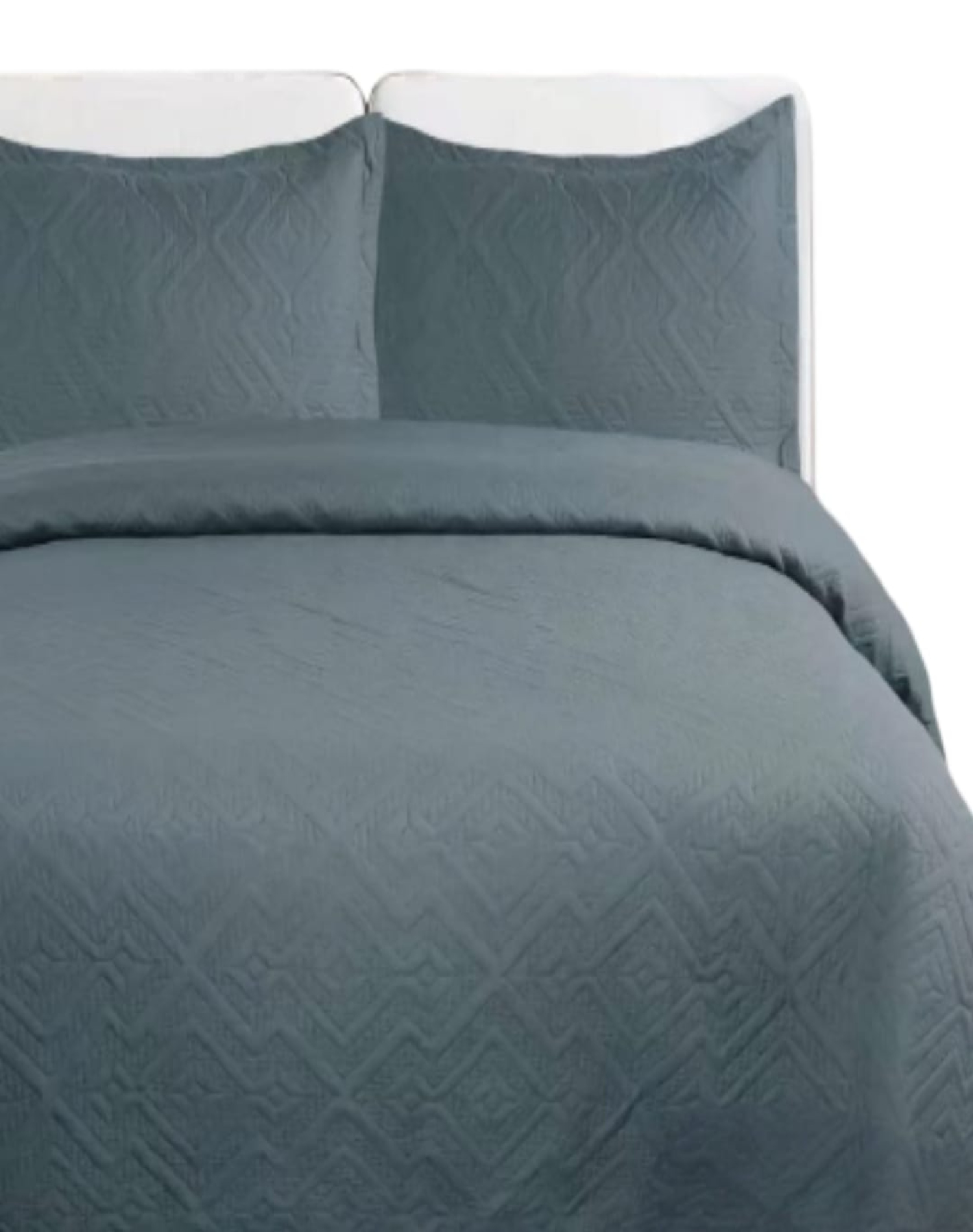 CUBRECAMA 2 PLAZAS GRIS QUILT VERANO LIGERO E5 - 2