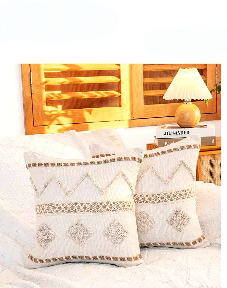FUNDA COJÍN SET 4 BOHO B11 45 X 45 CM MULTICOLOR - 1