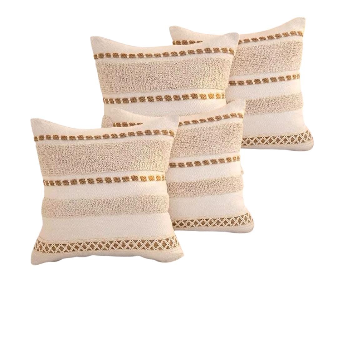 FUNDA COJÍN SET 4 BOHO B15 45 X 45 CM MULTICOLOR - 3
