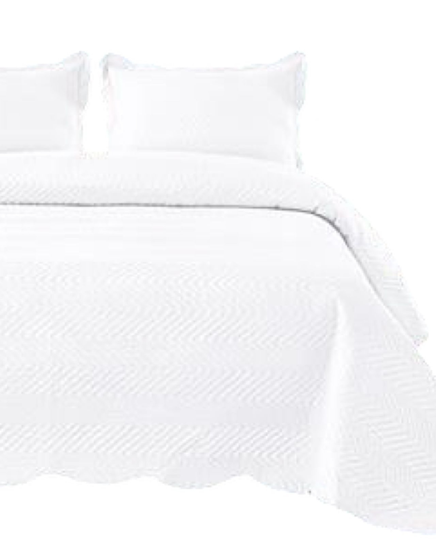 CUBRECAMA BLANCO QUILT PLAZA Y MEDIA VERANO UNICOLOR 11N05 - 2