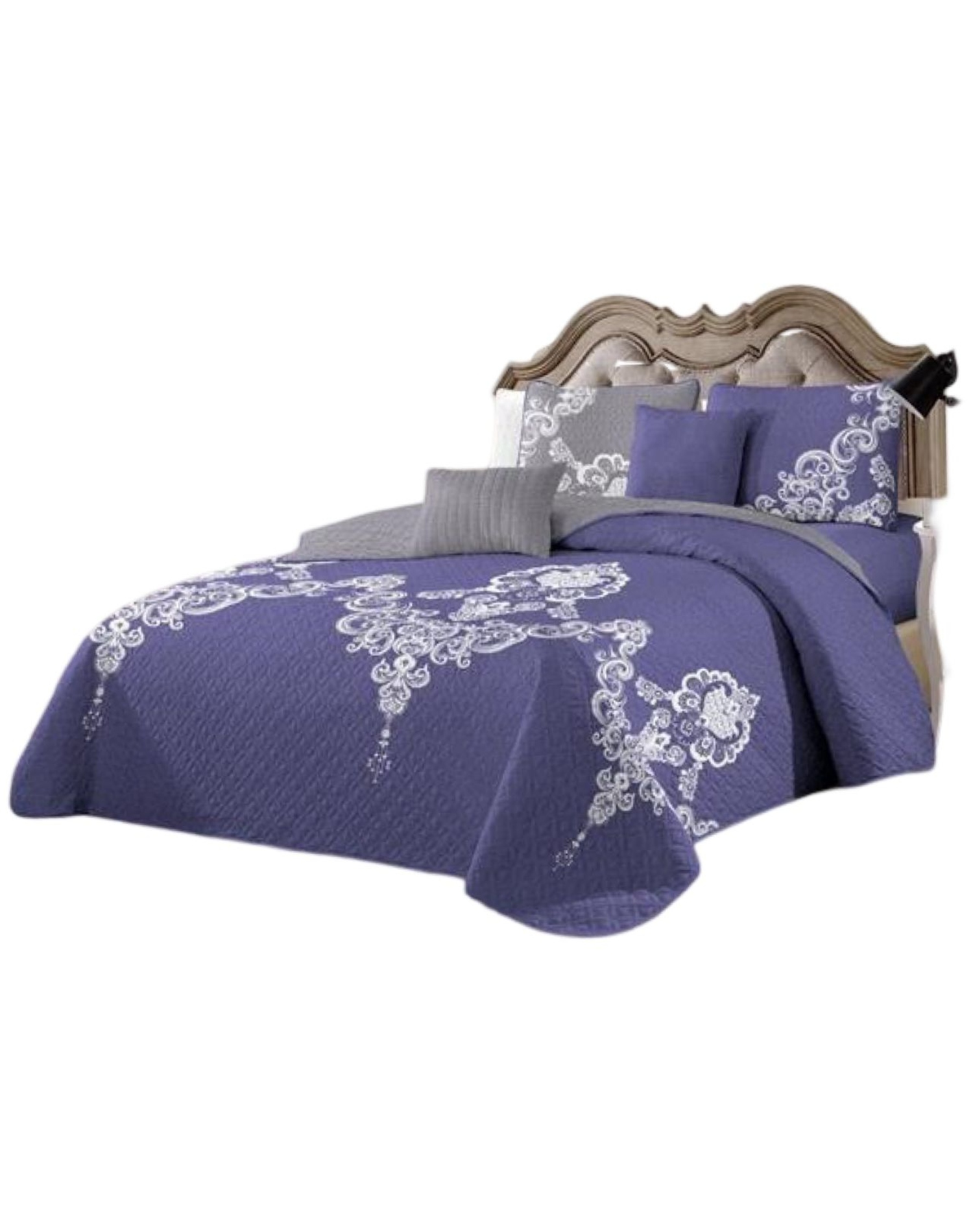 CUBRECAMA MULTICOLOR QUILT PLAZA Y MEDIA VERANO FRESCO 11N32 - 2