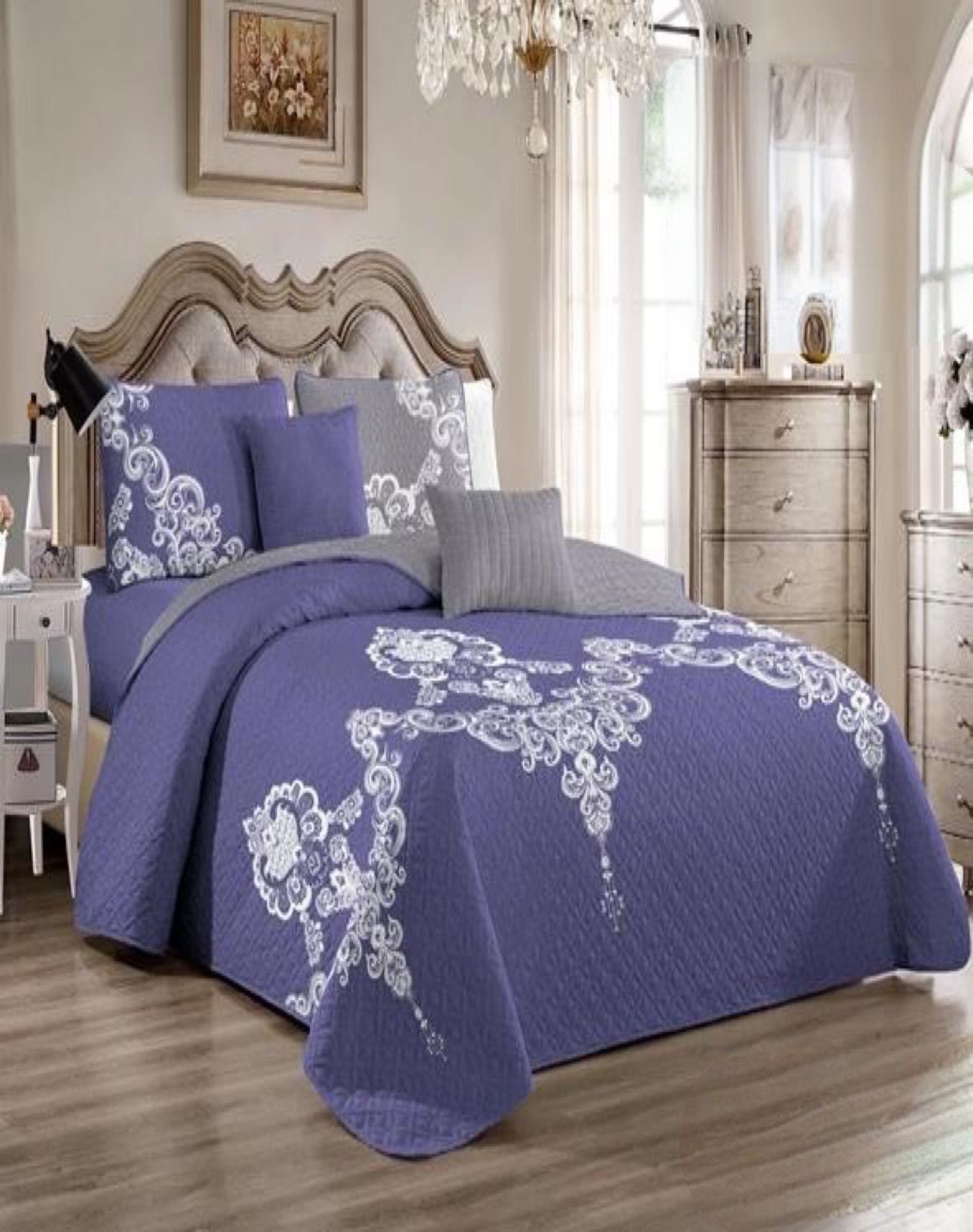 CUBRECAMA MULTICOLOR QUILT PLAZA Y MEDIA VERANO FRESCO 11N32 - 3