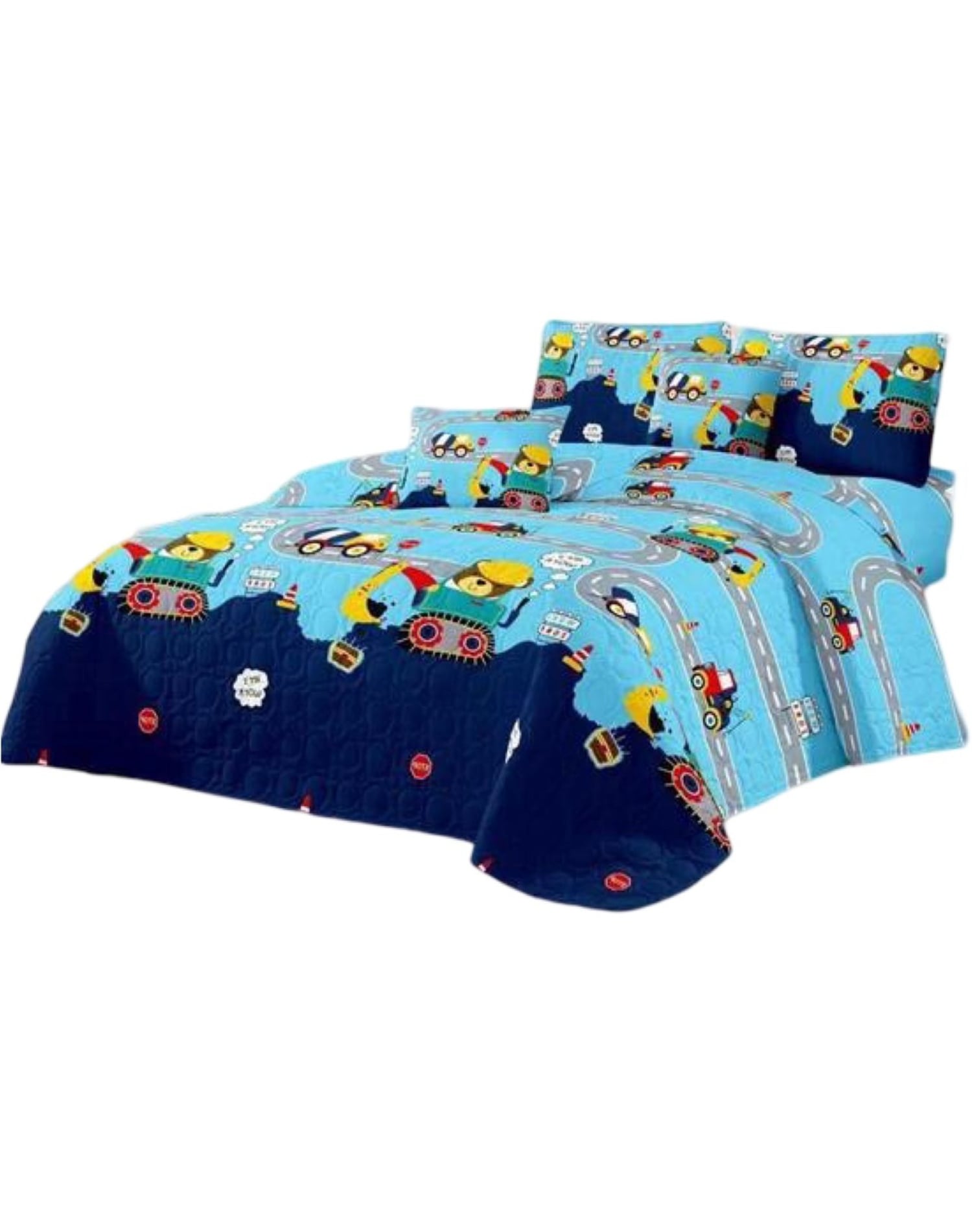 CUBRECAMA MULTICOLOR QUILT PLAZA Y MEDIA VERANO NIÑO 11N06 - 2