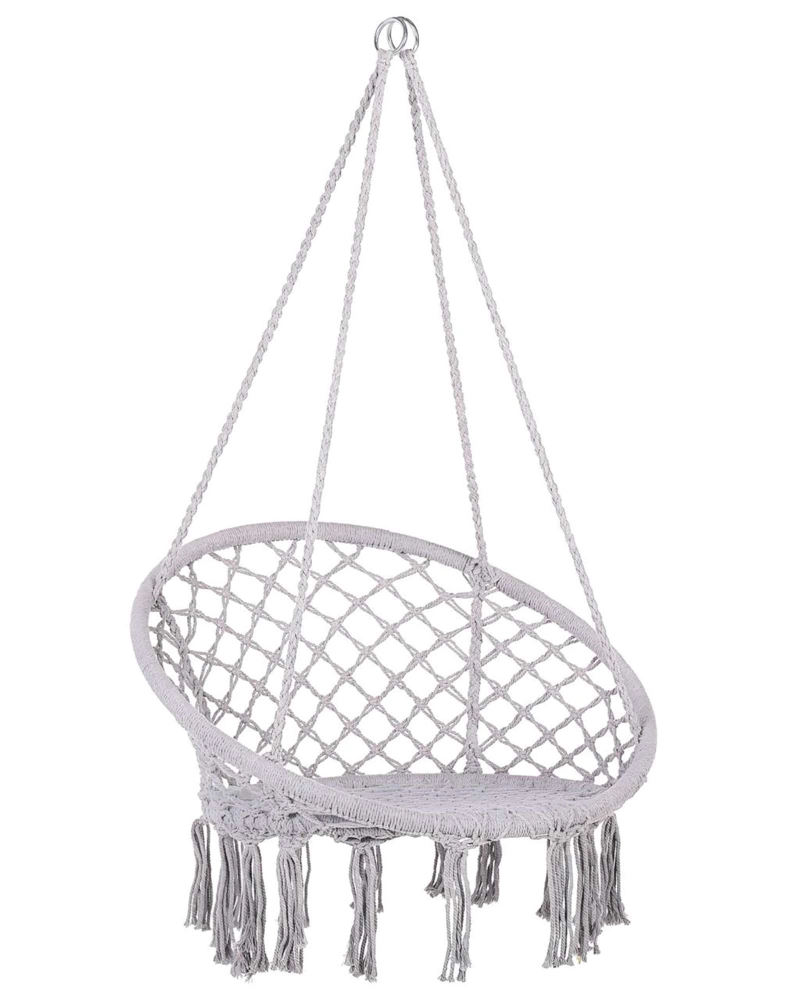 HAMACA SILLA COLGANTE REFORZADA PARA INTERIOR Y EXTERIOR SIN COJINES - 4