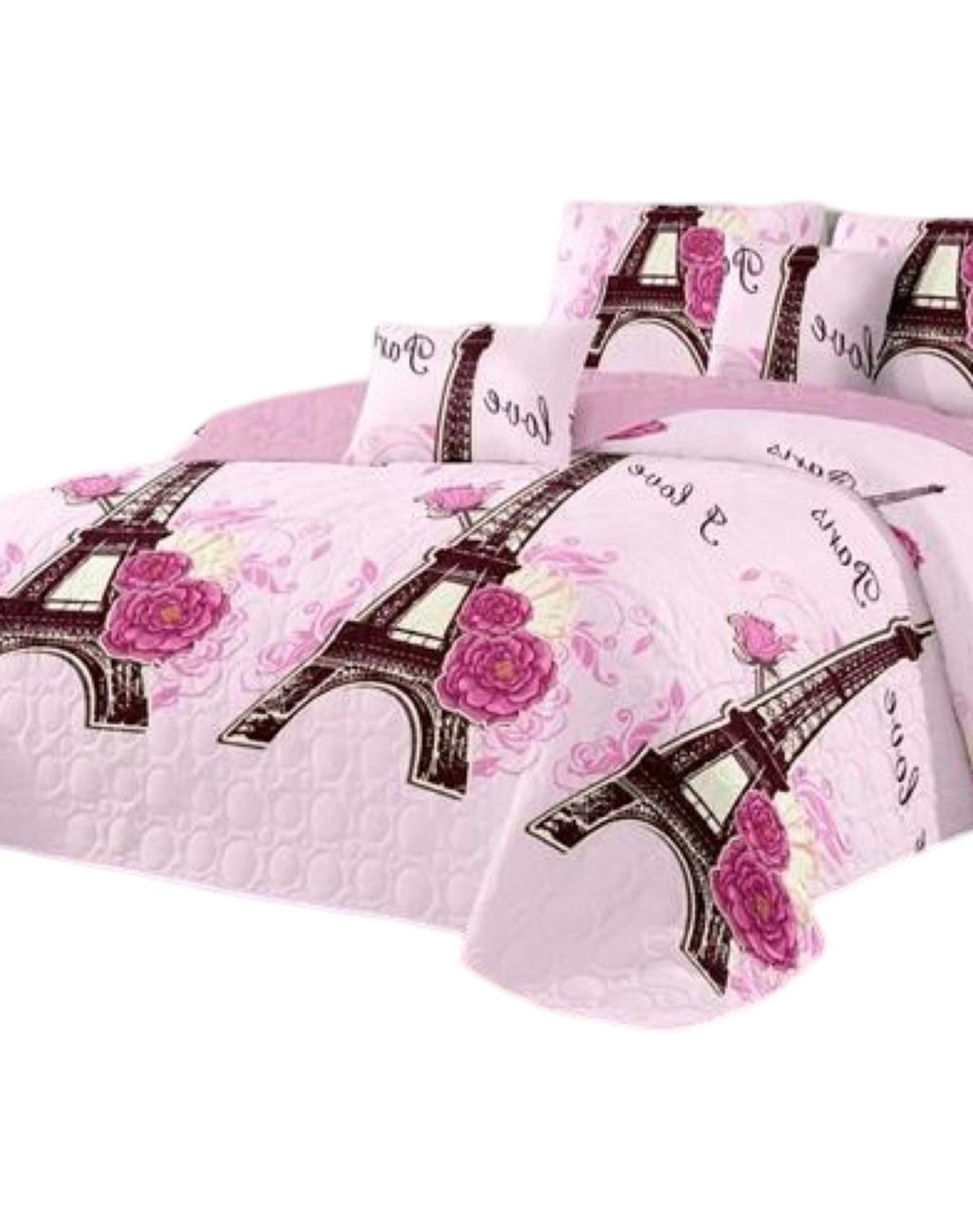 CUBRECAMA MULTICOLOR QUILT 2 PLAZAS+2 FUNDAS VERANO FRESCO 13N10 - 2