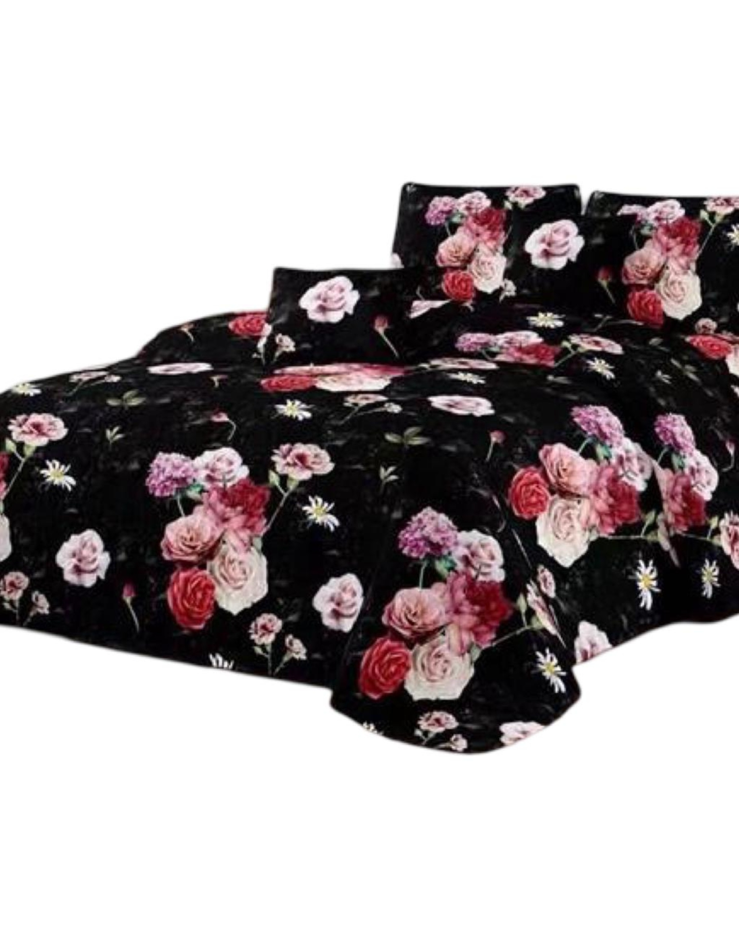 CUBRECAMA MULTICOLOR QUILT 2 PLAZAS+2 FUNDAS VERANO FRESCO 13N04 - 2