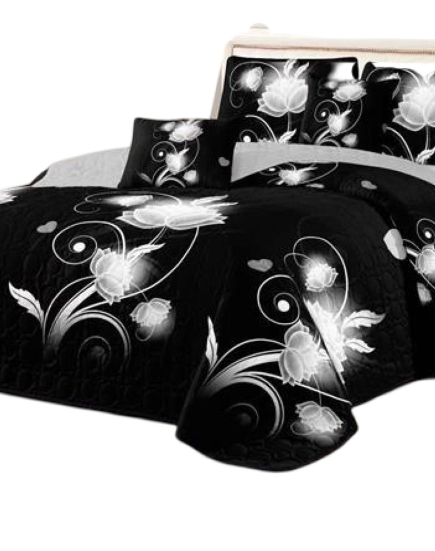 CUBRECAMA MULTICOLOR QUILT 2 PLAZAS+2 FUNDAS VERANO FRESCO 13N49 - 2