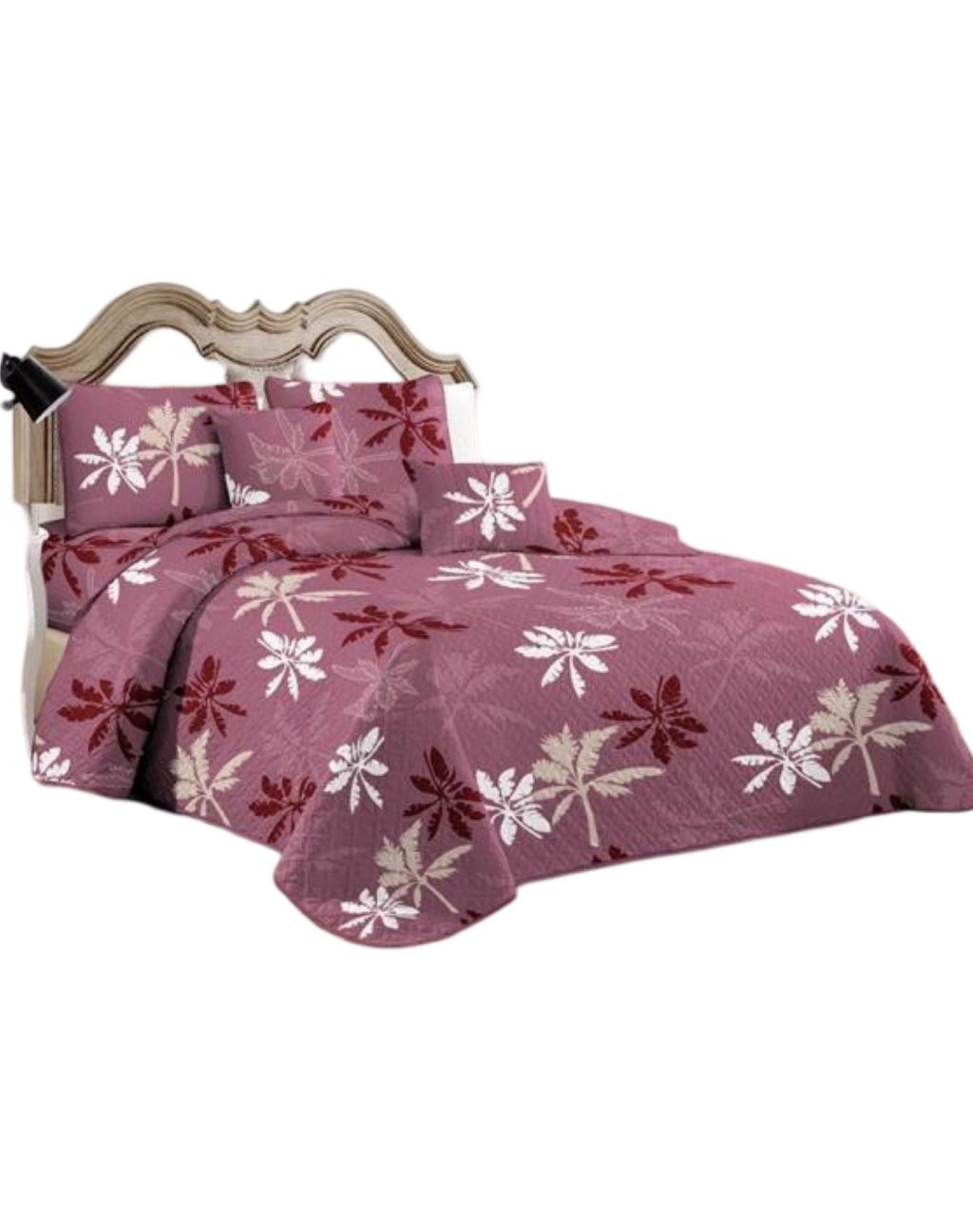 CUBRECAMA MULTICOLOR QUILT 2 PLAZAS+2 FUNDAS VERANO FRESCO 13N31 - 1