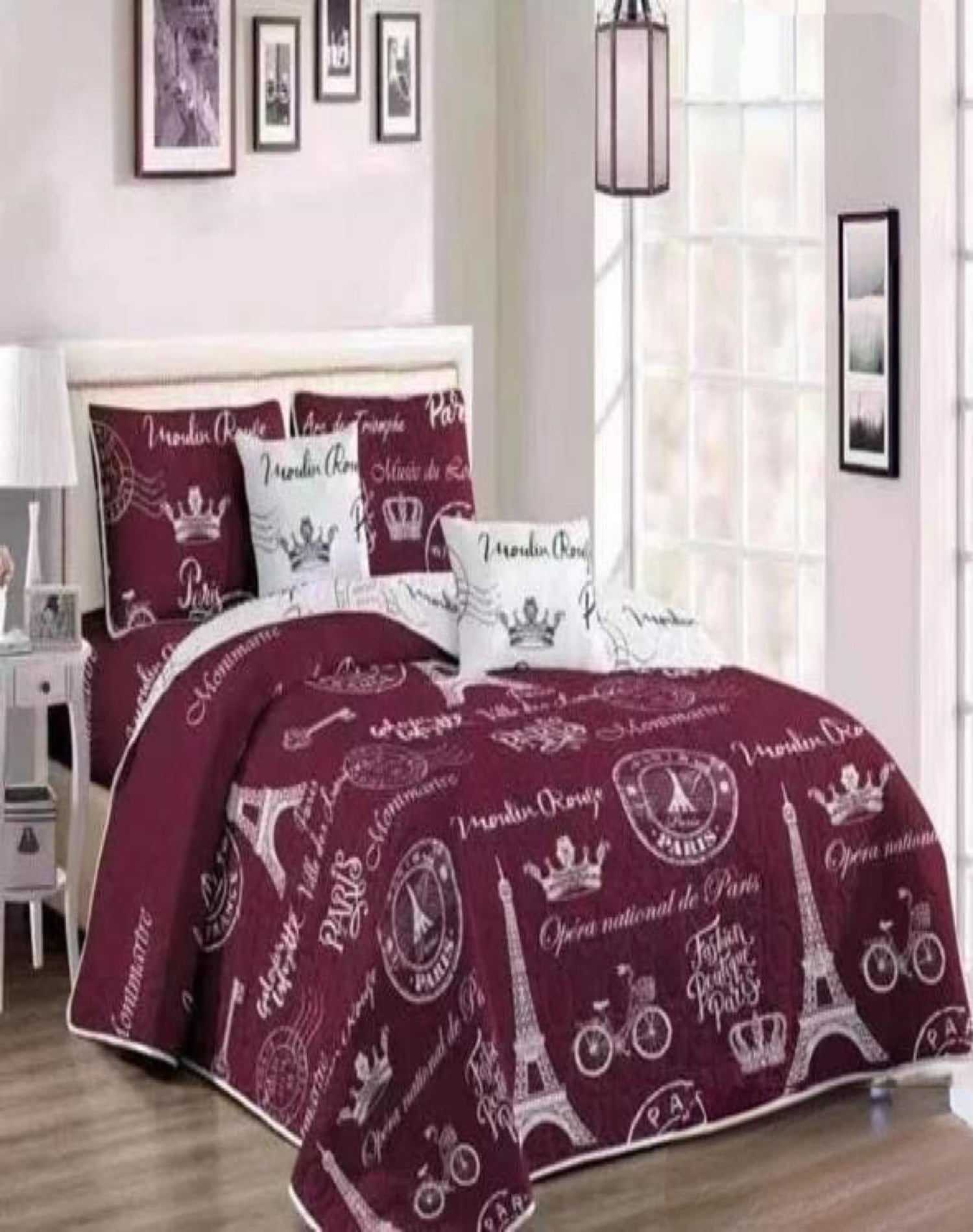 CUBRECAMA MULTICOLOR QUILT 2 PLAZAS+2 FUNDAS VERANO FRESCO 13N54 - 3
