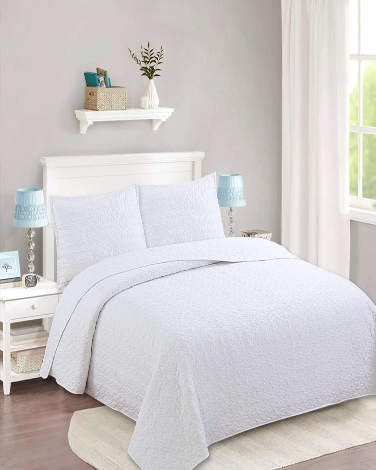 CUBRECAMA ALGODÓN MULTICOLOR QUILT VERANO KING-SUPERKING - 1