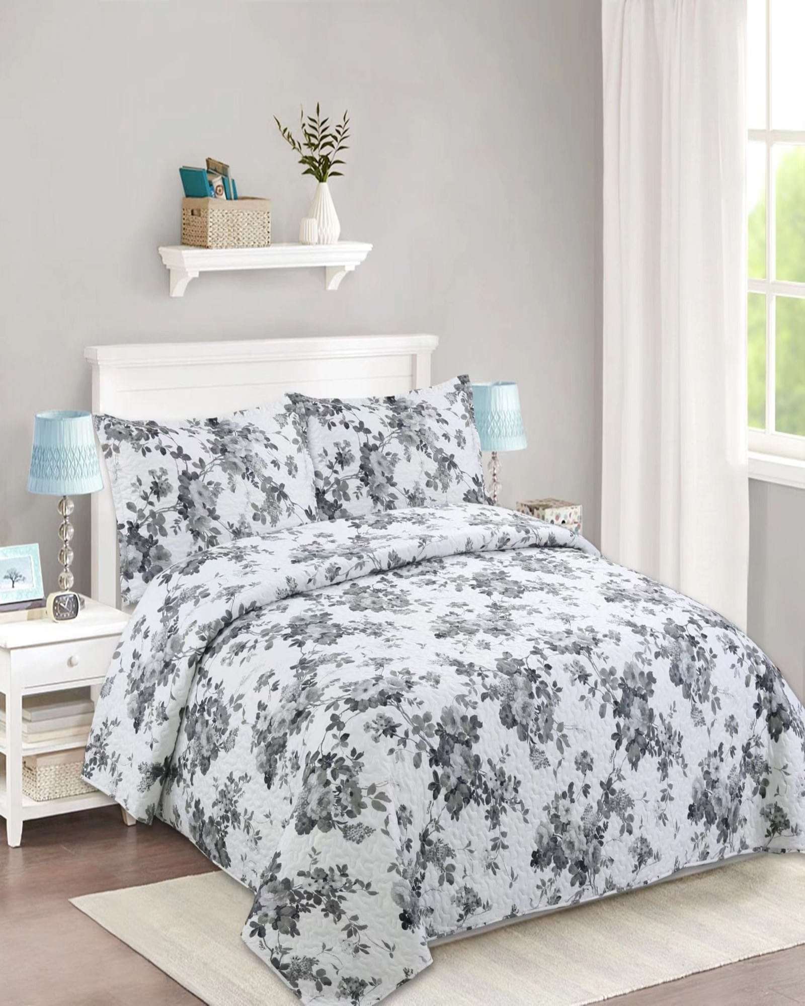 CUBRECAMA ALGODÓN MULTICOLOR QUILT VERANO KING-SUPERKING - 1
