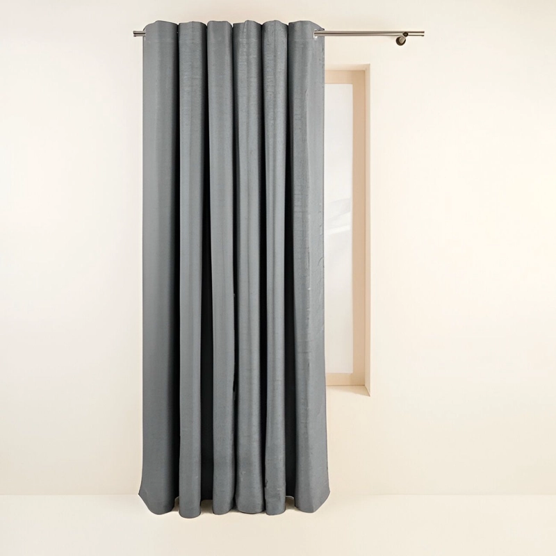 PACK DE CORTINA BLACKOUT MAS VISILLO 140X220 GRIS - 1