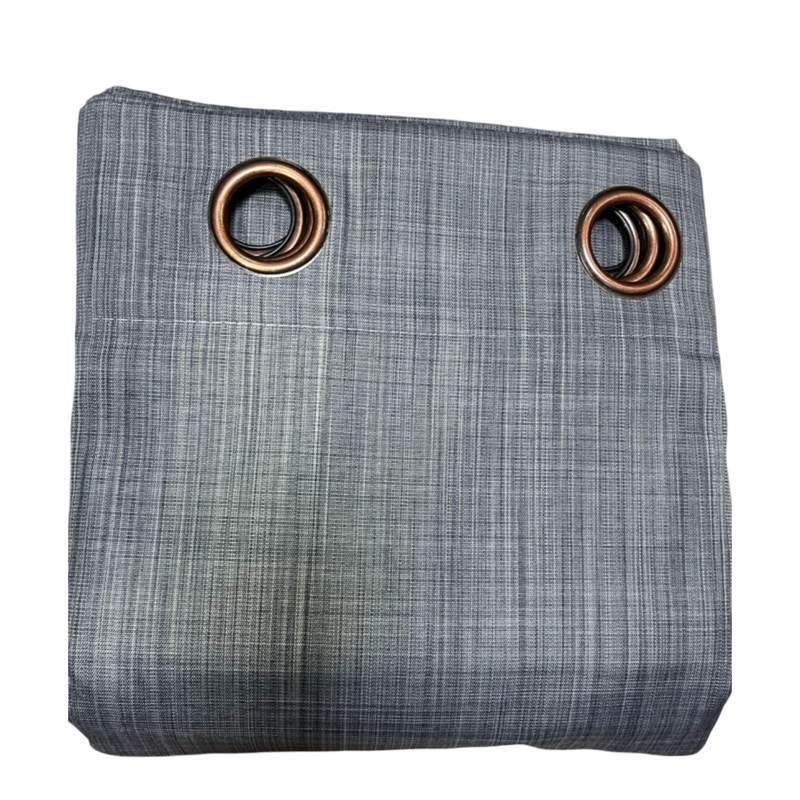 PACK DE CORTINA BLACKOUT MAS VISILLO 140X220 GRIS - 3