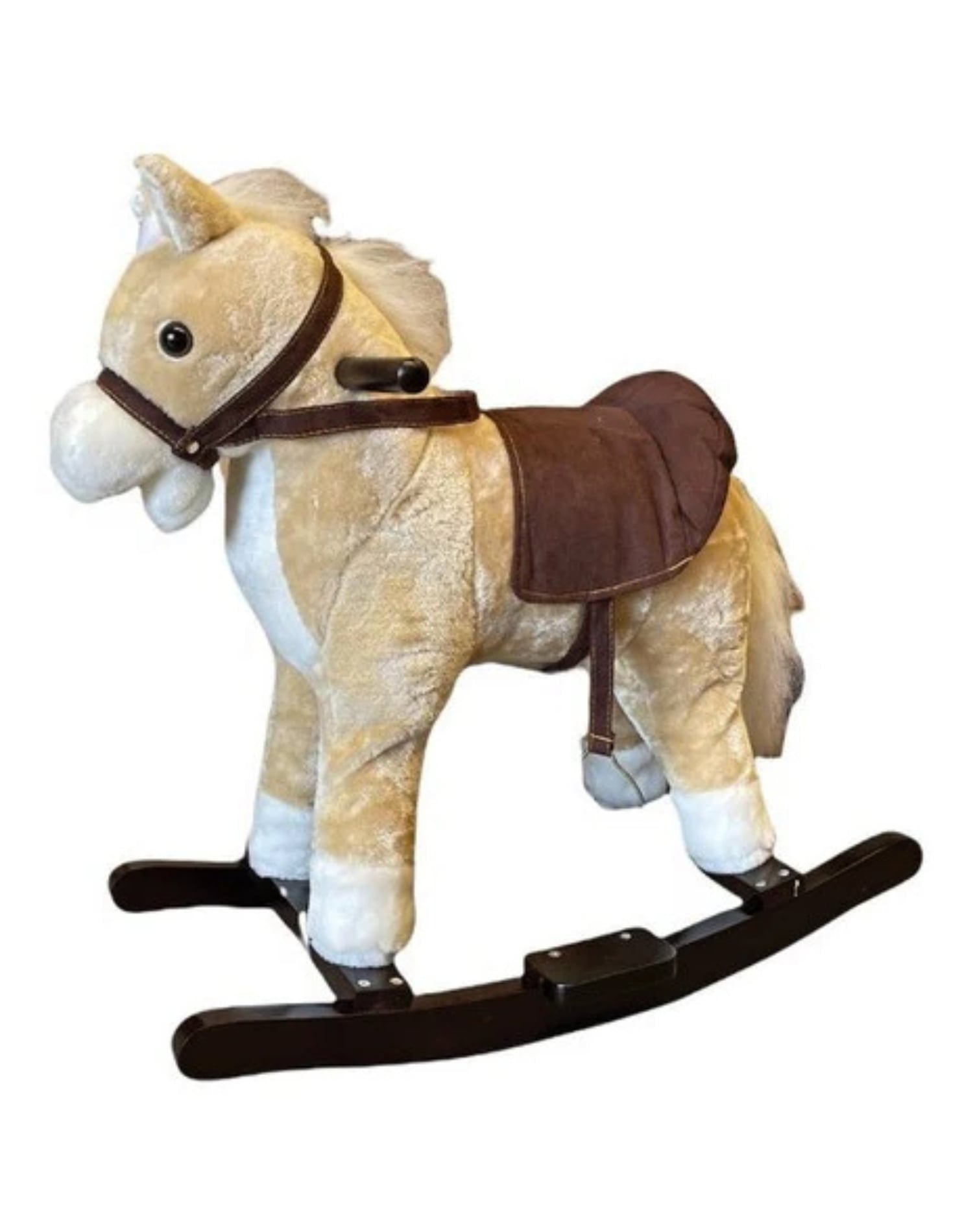CABALLO BALANCÍN CON SONIDO BEBÉS BEIGE - 2