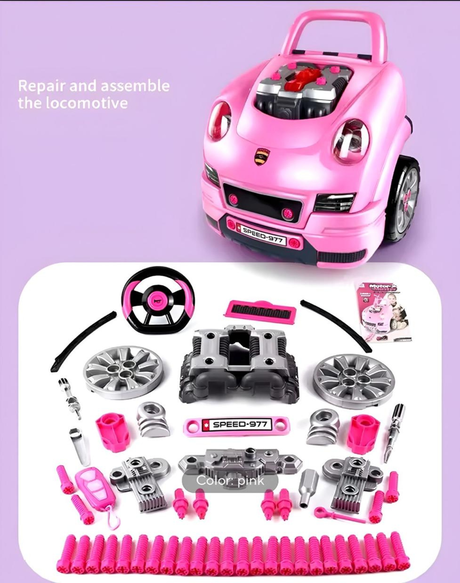 JUGUETE SET TALLER DE REPARACIÓN AUTOMOTRIZ 4 - 4
