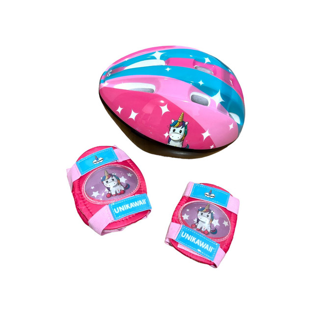 SET PATIN 4 RUEDAS UNICKAWAII C/ACCESORIOS PELUCHE TALLA XS 27-30 - 3