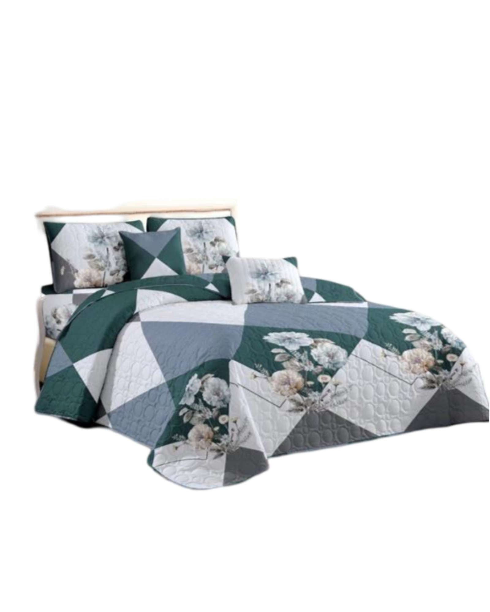 COBERTOR COLCHA QUILT DE VERANO 2 PLAZAS A5 - 1