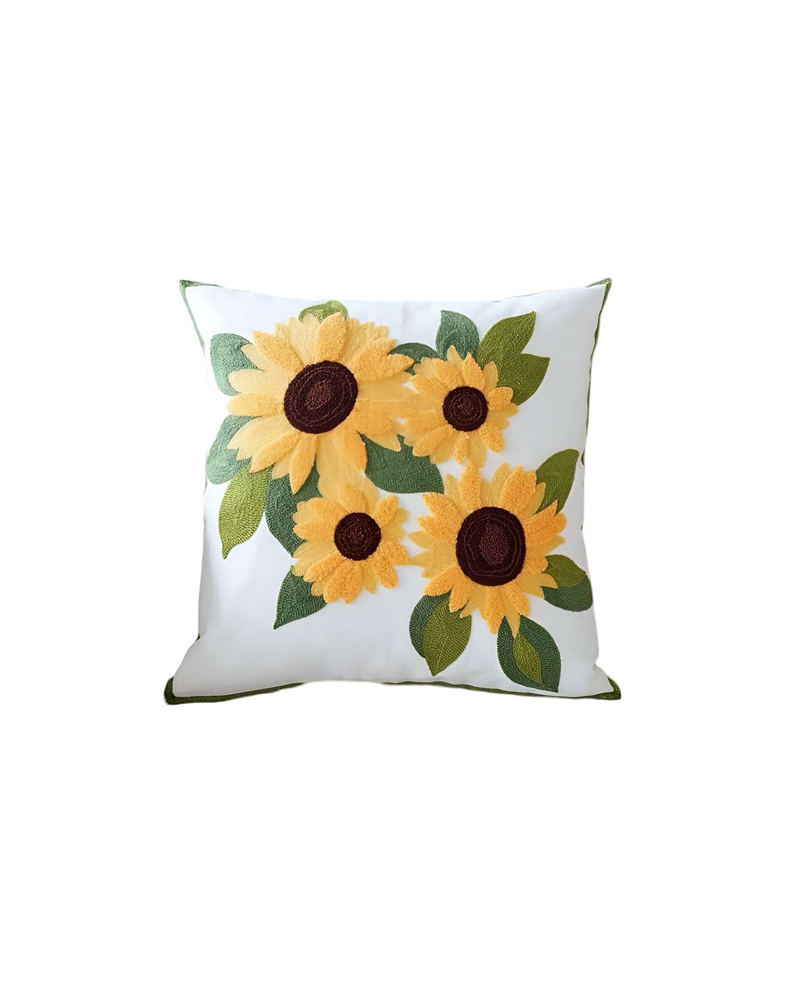 SET DE 4 FUNDAS BORDADAS 45X45 C27 - 1
