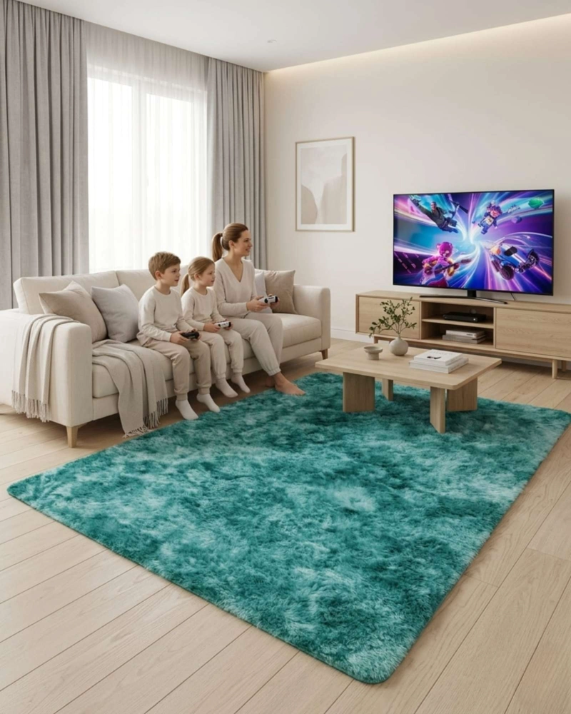 ALFOMBRA SHAGGY PELUDA EXTRA SUAVE VERANO / INVIERNO 240 X 200 CM - 2