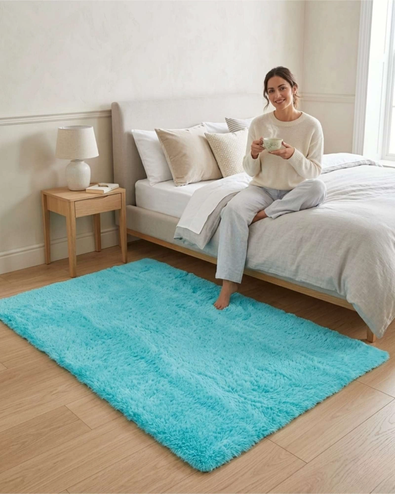 ALFOMBRA SHAGGY PELUDA EXTRA SUAVE VERANO / INVIERNO 240 X 200 CM - 2