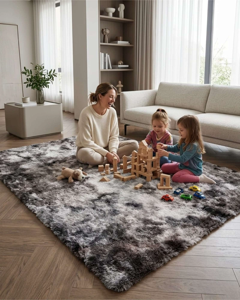 ALFOMBRA SHAGGY PELUDA EXTRA SUAVE VERANO / INVIERNO 300 X 200 CM - 4