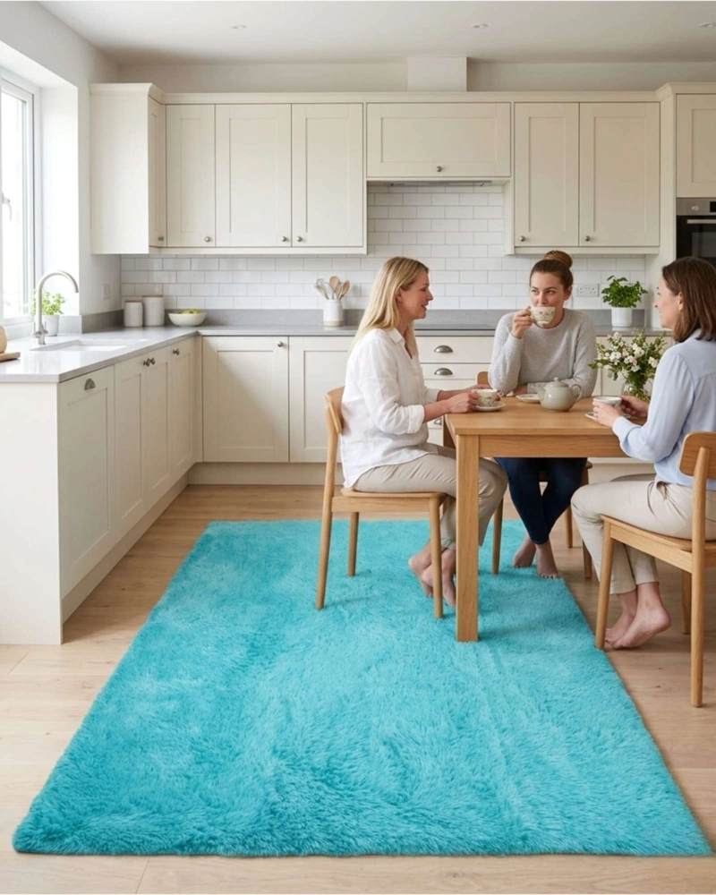 ALFOMBRA SHAGGY PELUDA EXTRA SUAVE VERANO / INVIERNO 180 X 200 CM - 3
