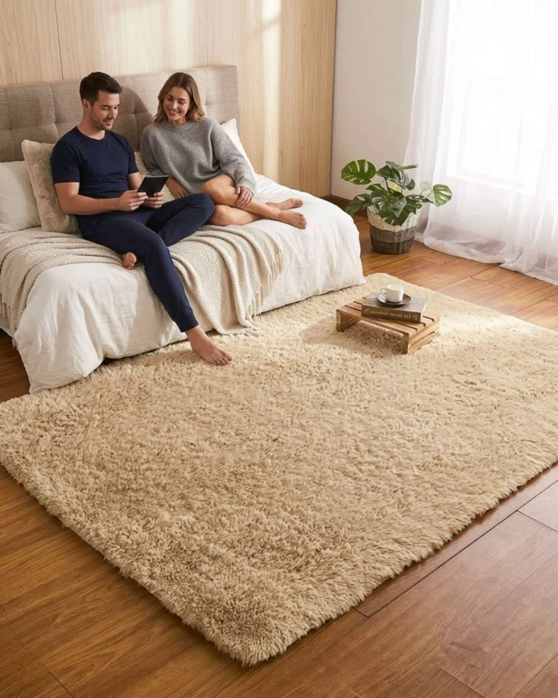 ALFOMBRA SHAGGY PELUDA EXTRA SUAVE VERANO / INVIERNO 300 X 200 CM - 3