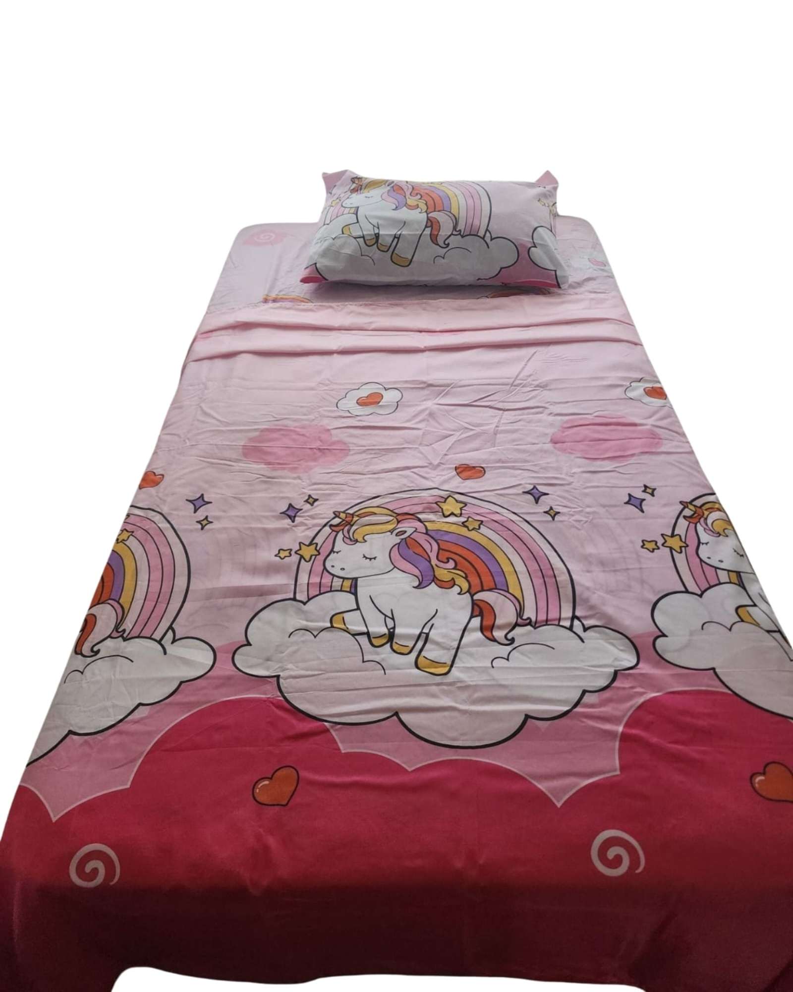 SABANA INFANTIL PLAZA Y MEDIA UNICORNIO NIÑA - 2