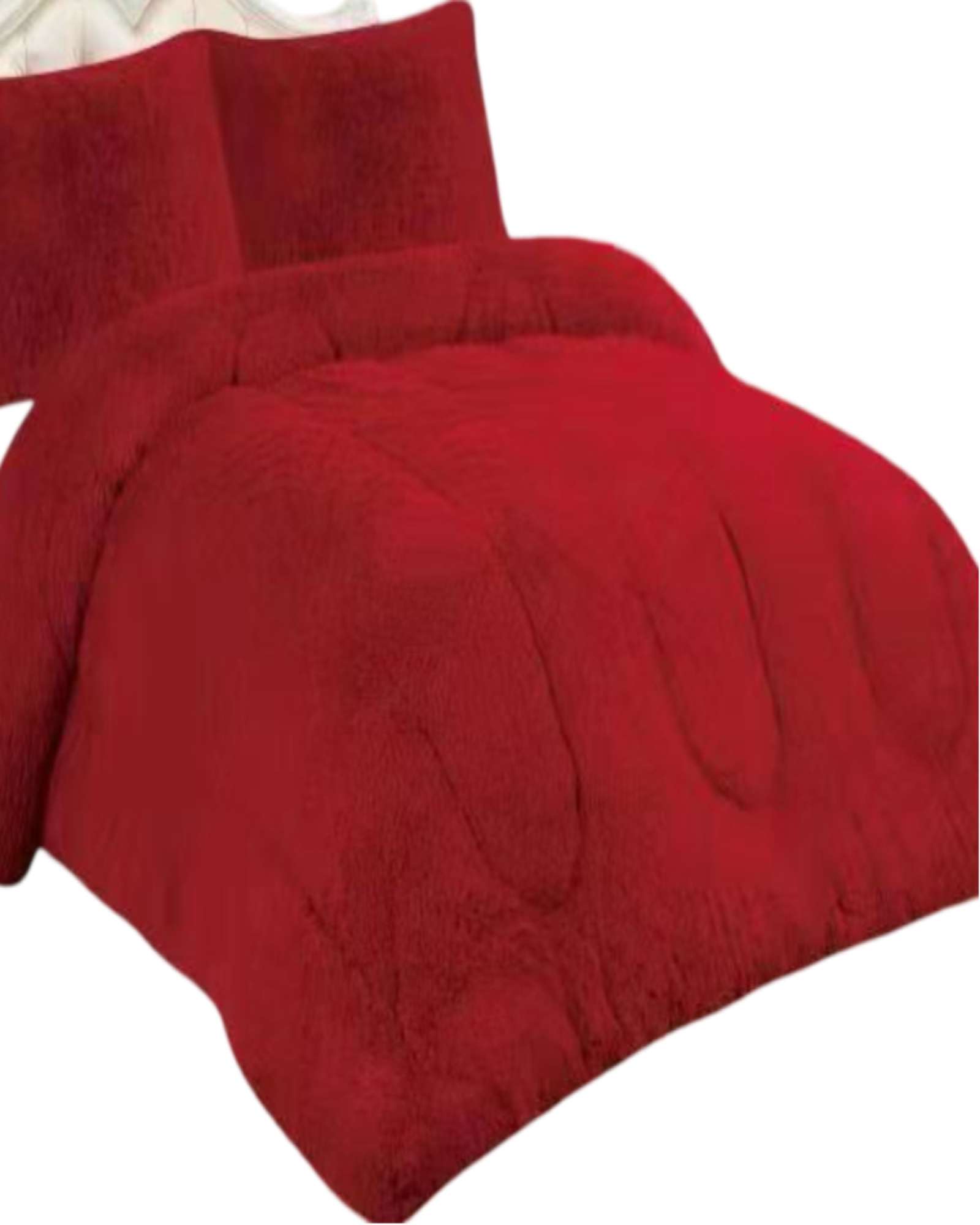 PLUMON PELUDO PLAZA Y MEDIA ROJO - 2