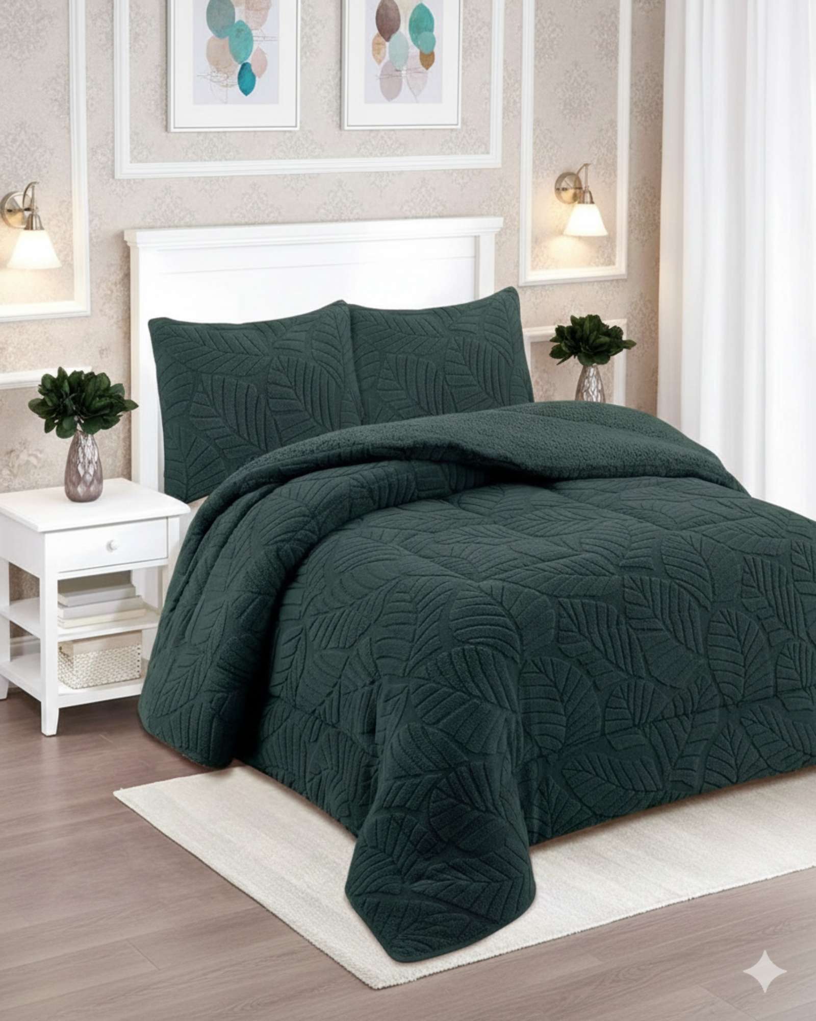 CUBRECAMA DE INVIERNO PREMIUM CON CHIPORRO 2 PLAZA - 6