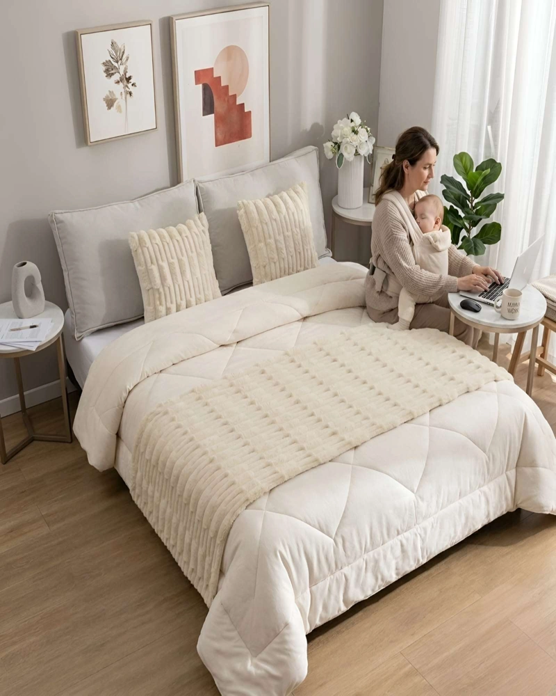PIECERA DECORATIVA DISEÑO ESTILO BAMBU - 4