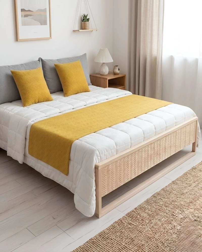 JUEGO DE PIECERA PLUSH CONFORT Y ESTILO PARA TU DORMITORIO - 4