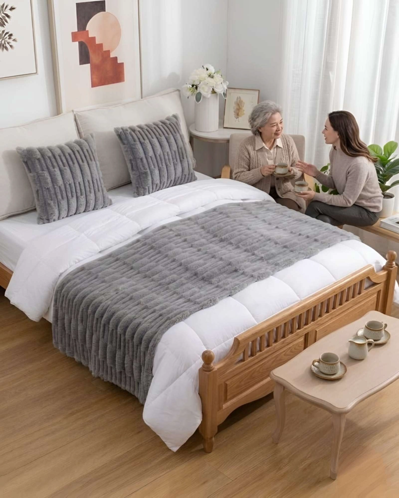 PIECERA DECORATIVA DISEÑO ESTILO BAMBU - 3