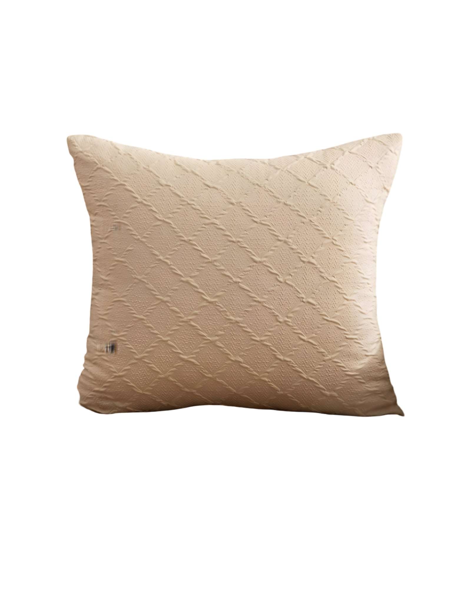 PACK DE 2 FUNDAS DE TERCIOPELO TRENZADO BEIGE - 1