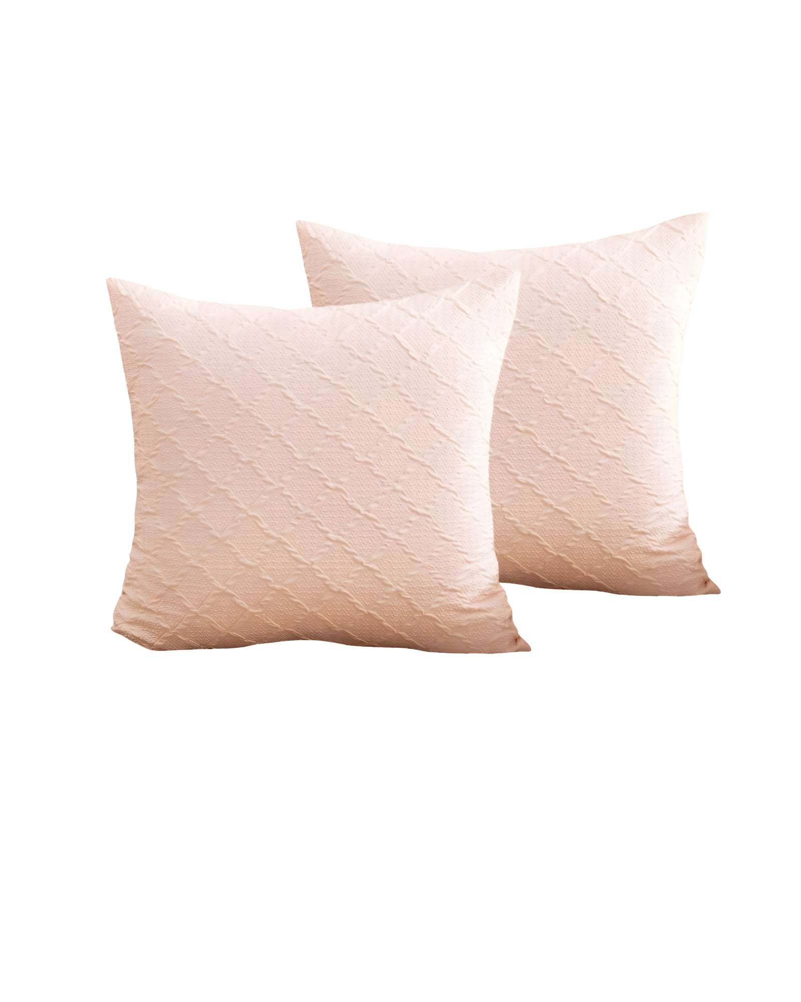 PACK DE 2 FUNDAS DE TERCIOPELO TRENZADO ROSA - 2