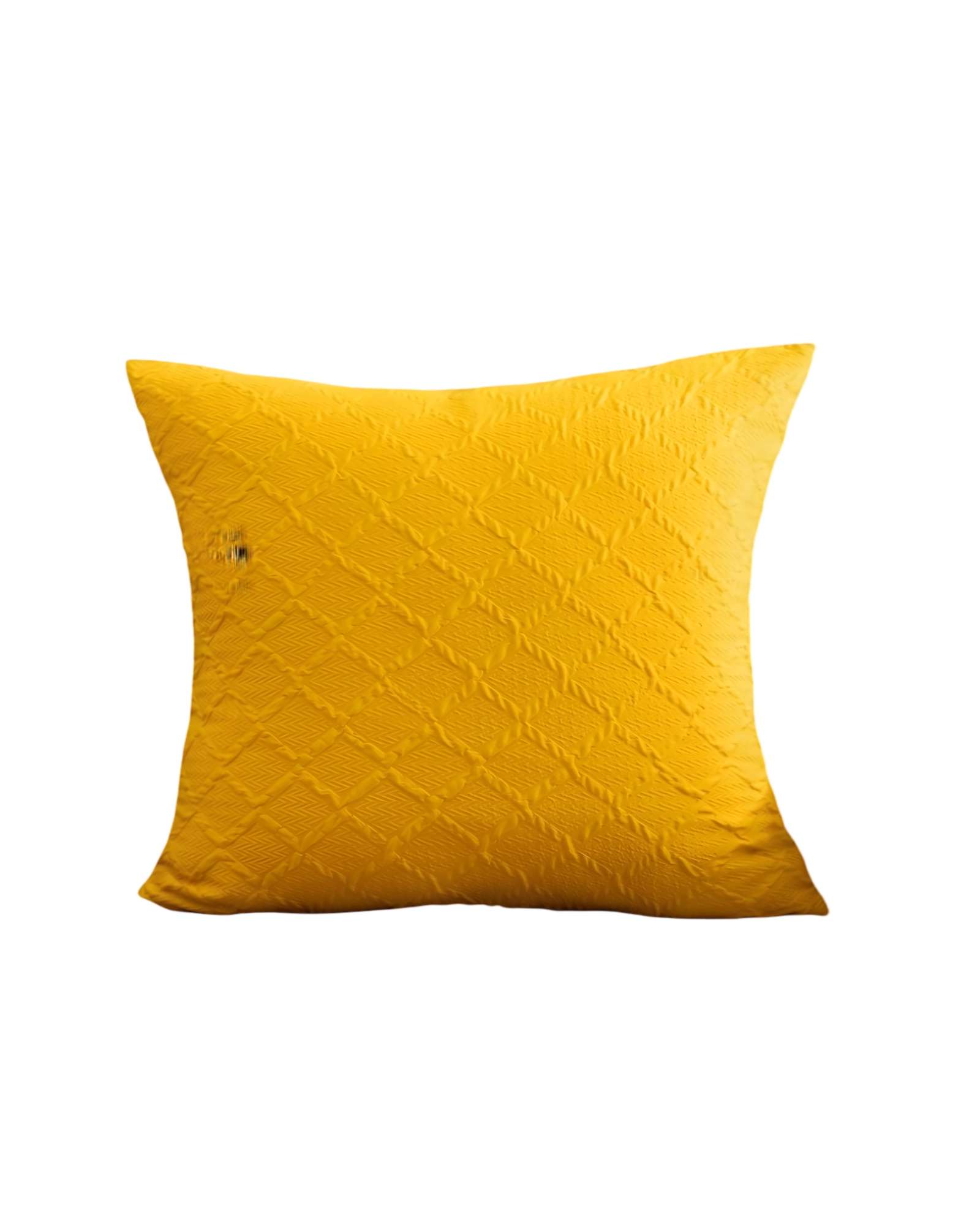PACK DE 2 FUNDAS DE TERCIOPELO TRENZADO EN COLOR AMARILLO - 1