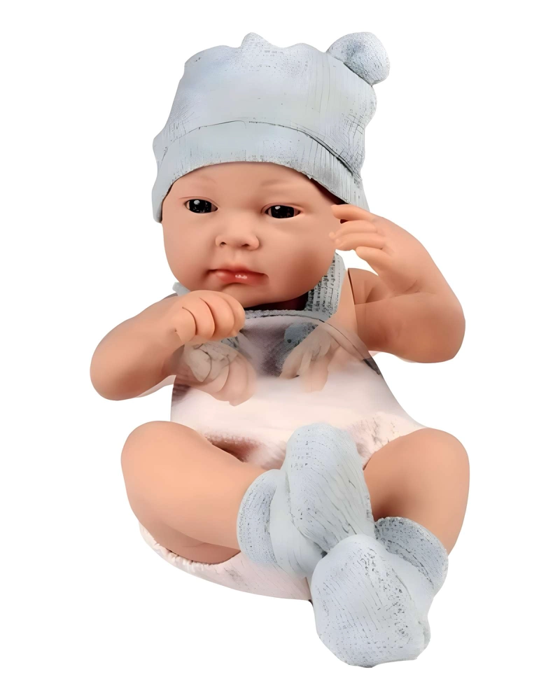 MUÑECA BEBE  REALISTA NIÑA INFANTIL BABYDOLL CELESTE - 1