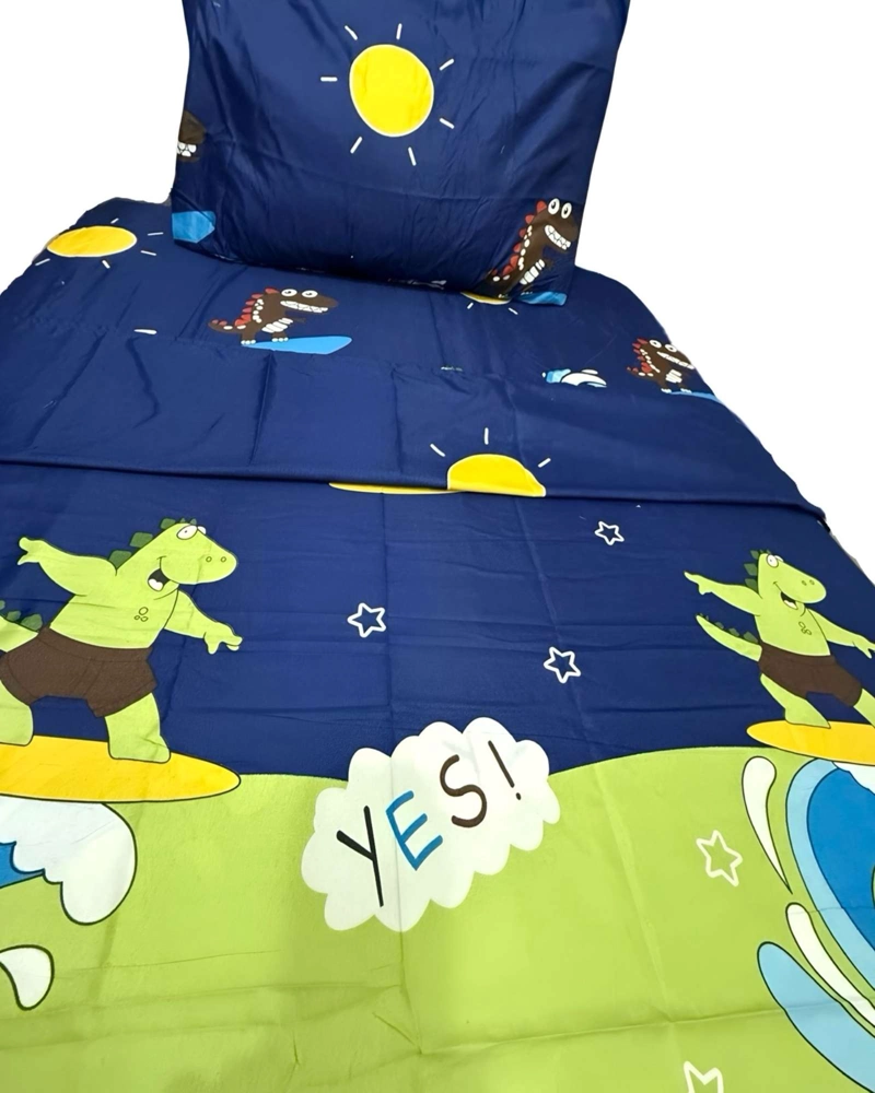 JUEGO DE SABANAS PLAZA Y MEDIA INFANTIL NIÑA NIÑO DINO - 4