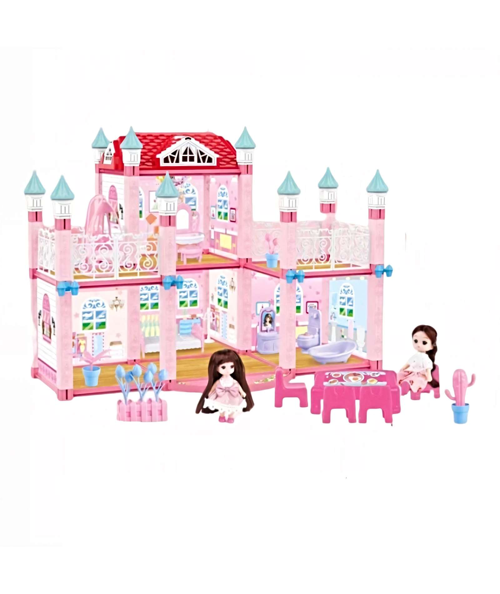 CASA DE MUÑECA CASTILLO DE PRINCESA - 1