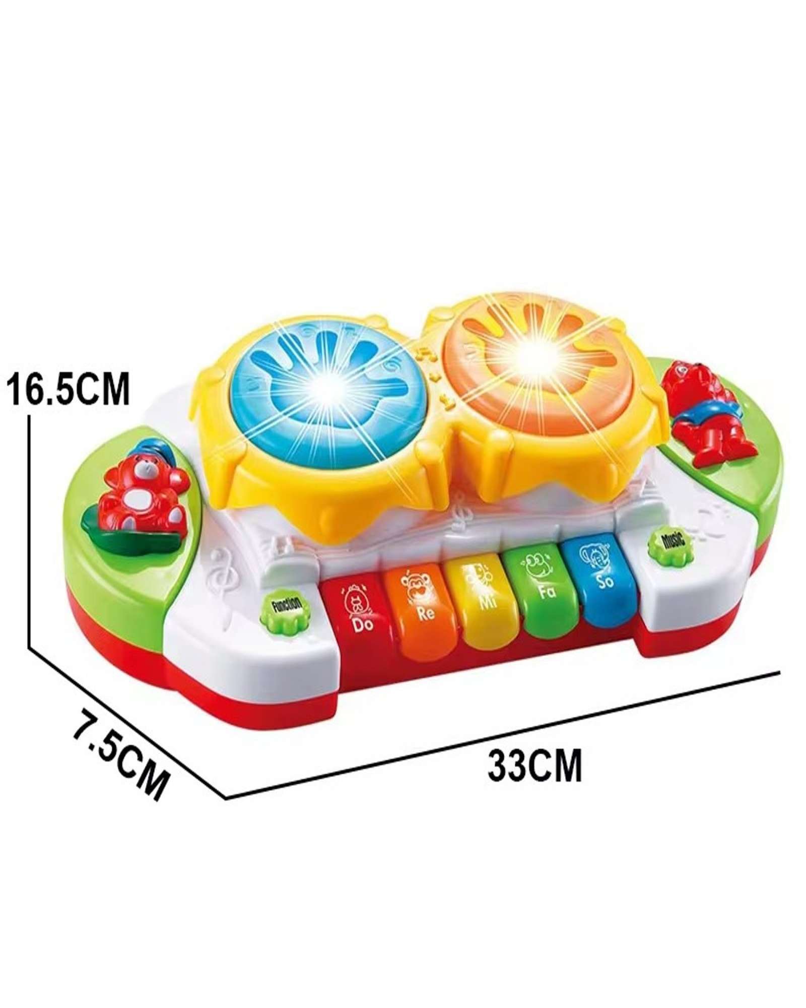 PIANO INTERACTIVO MUSICAL CON LUZ Y SONIDO - 5