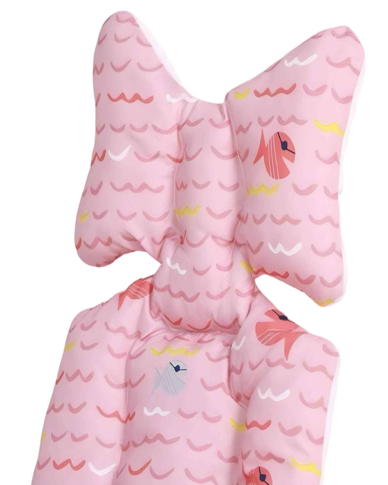 COJIN BEBE ACOLCHADO PARA COCHES O SILLA DE AUTOS ROSA - 2
